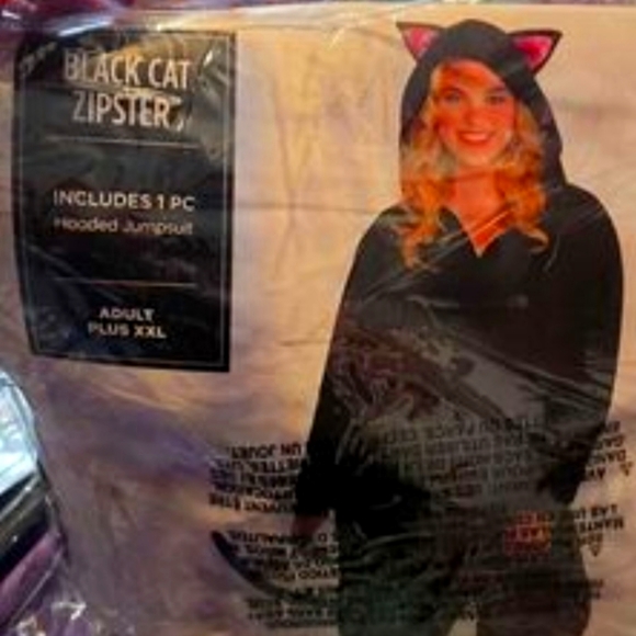 XXL Black cat onezie costume. - Picture 1 of 1